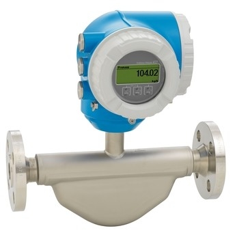 E+H Coriolis flowmeter jarak menengah dengan pemancar kompak dan mudah diakses 8E3B25-BDDBABEFADSAD2SHA2+LA